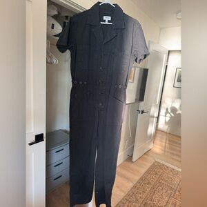 Pistola Grover short sleeve black Jumpsuit
